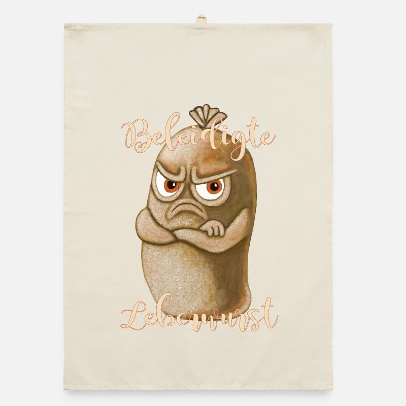 Beleidigte Leberwurst Organic Geschirrtuch