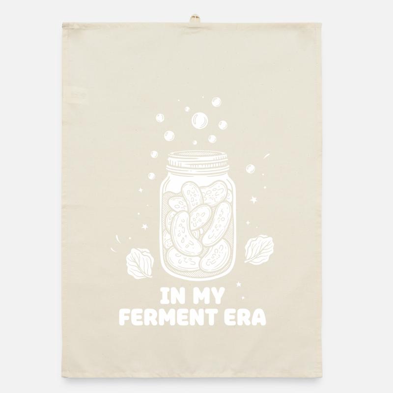In My Ferment Era Mason Jar Organic dish towel