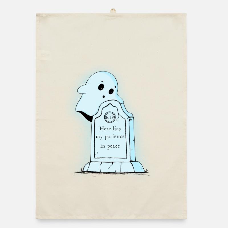 Geduld-Geist am Grabstein Torchon bio