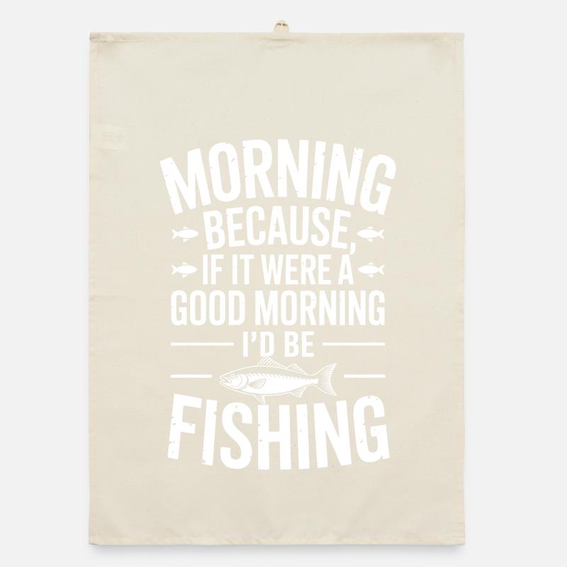 Citation de pêche matinale Tee Torchon bio