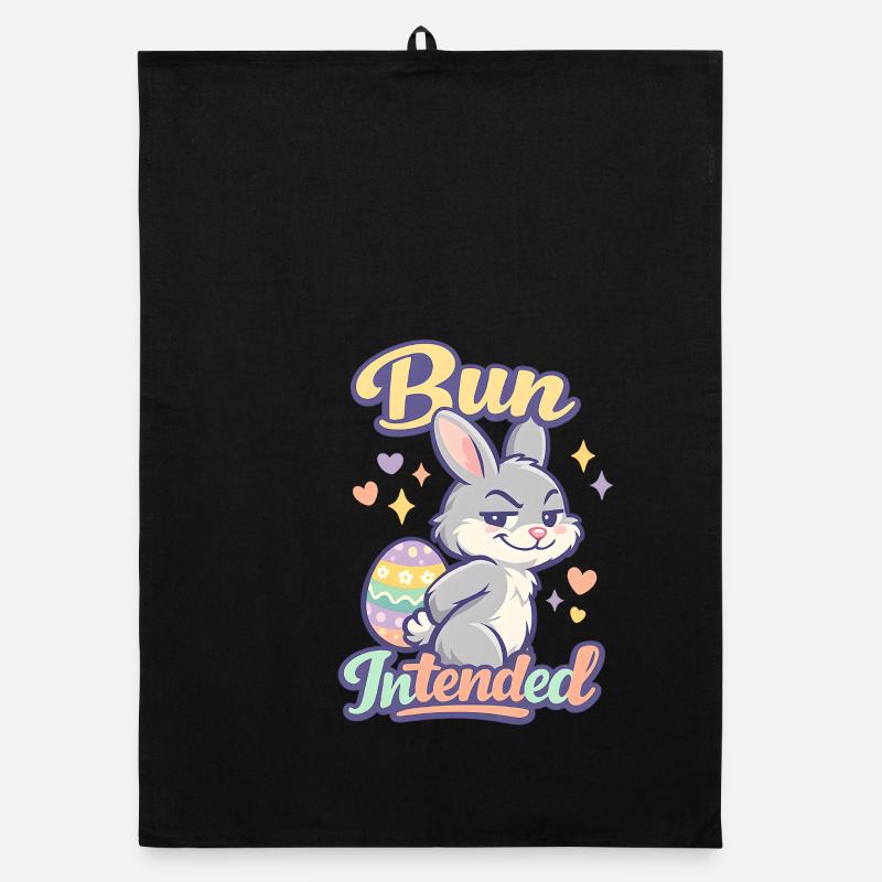 Bun Intended Ostern Hase Organic Geschirrtuch