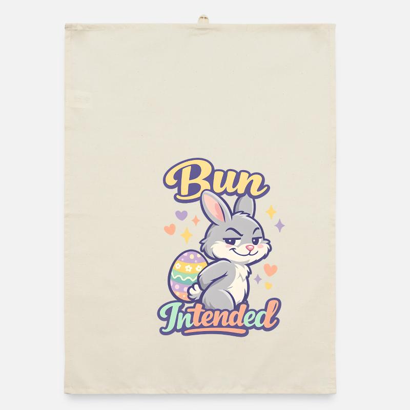 Lapin de Pâques prévu Torchon bio