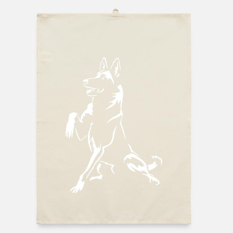 Malinois « Édition Noire » Torchon bio