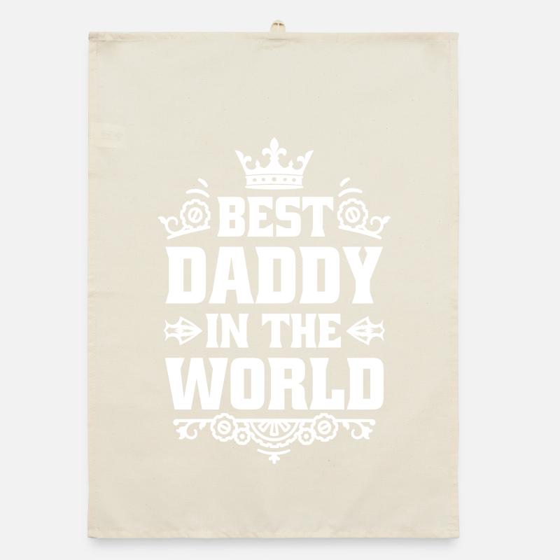 Meilleur papa du monde Torchon bio