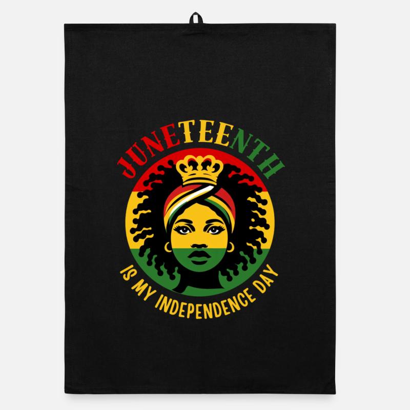 Juneteenth is my independence day Organic dish towel