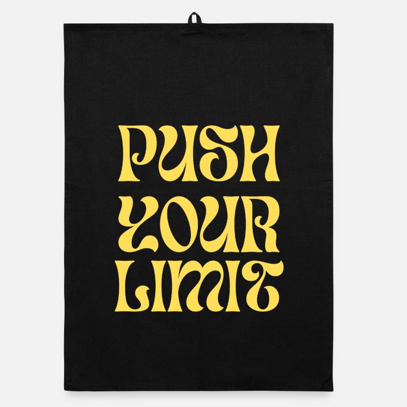Push Your Limit Organic dish towel