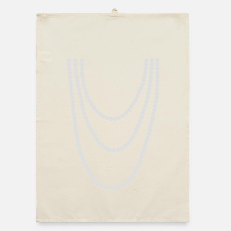 Pearl chain Organic dish towel