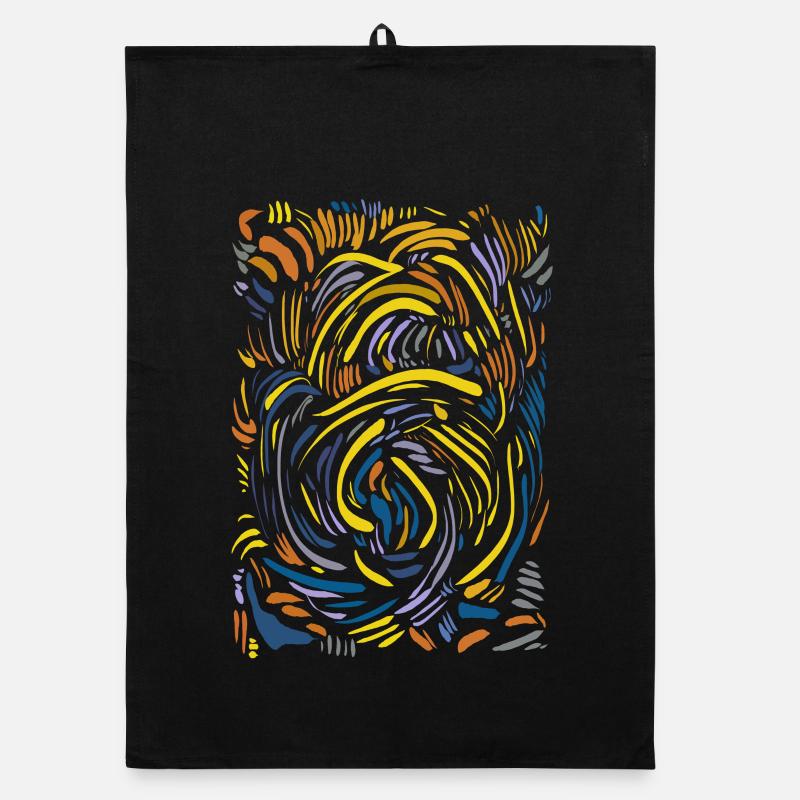 Abstrakt Organic Geschirrtuch