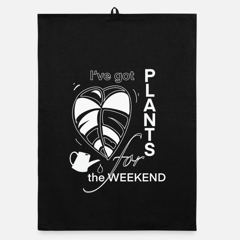 I've Got Plants for the weekend Organic dish towel