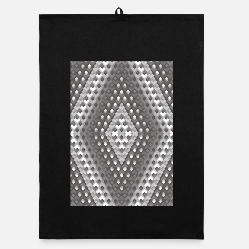 Gray gradient Organic dish towel