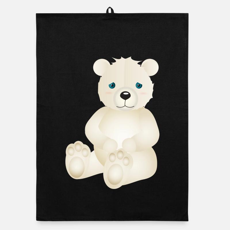 Enchanteur Polar Bear comme animal de compagnie Torchon bio