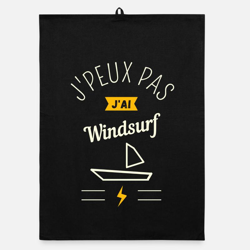 J Peux Pas J Ai Windsurf Torchon bio