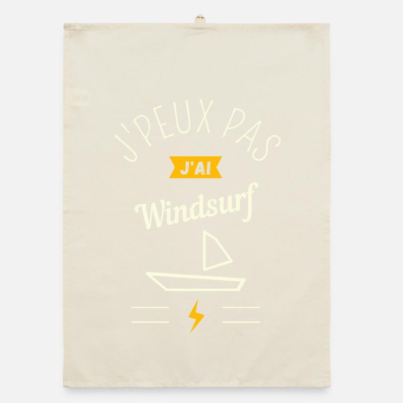 J Peux Pas J Ai Windsurf Torchon bio