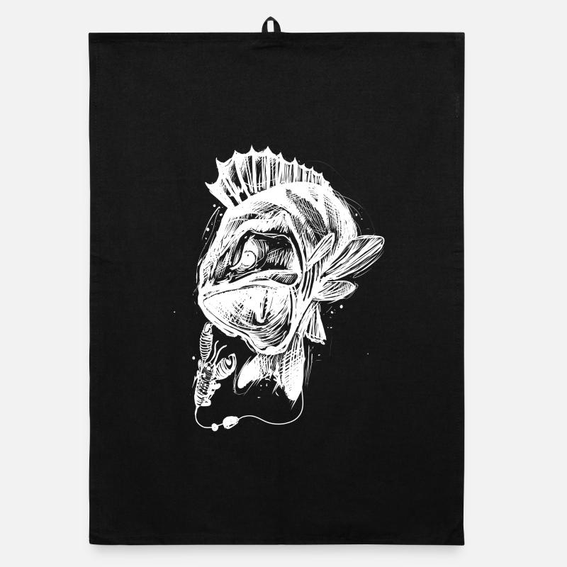 Poisson de vie ! - Tshirt de pêche Perch Attack / Z Torchon bio