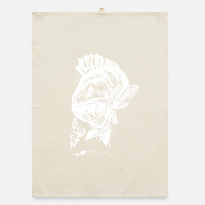 Poisson de vie ! - Tshirt de pêche Perch Attack / Z Torchon bio