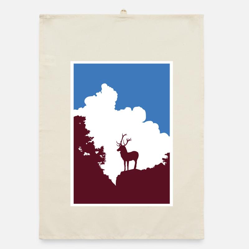 Hirschsprung crazy Organic Geschirrtuch