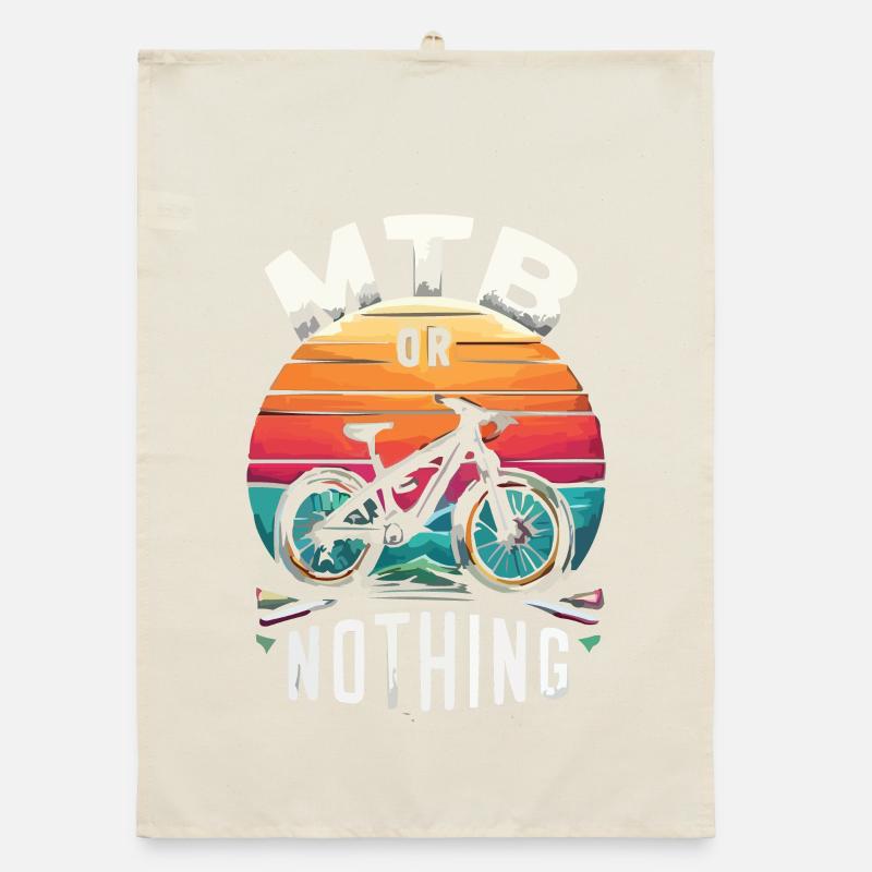 Conception de citation d’aventure en VTT Torchon bio