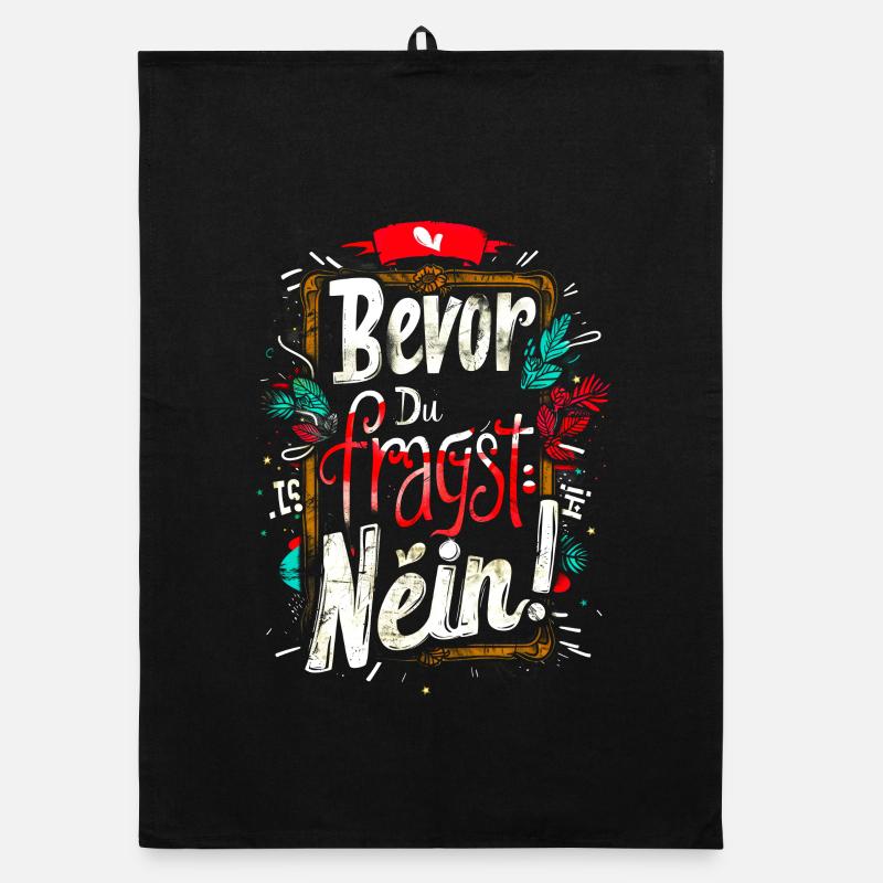 Bevor Du fragst: NEIN! Organic Geschirrtuch