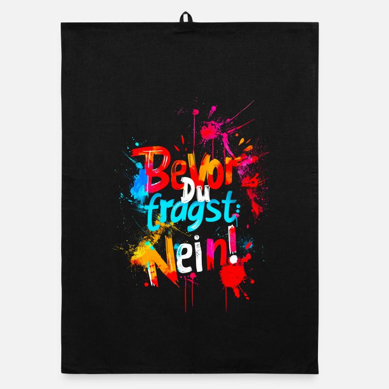 Bevor Du fragst: NEIN! Organic Geschirrtuch