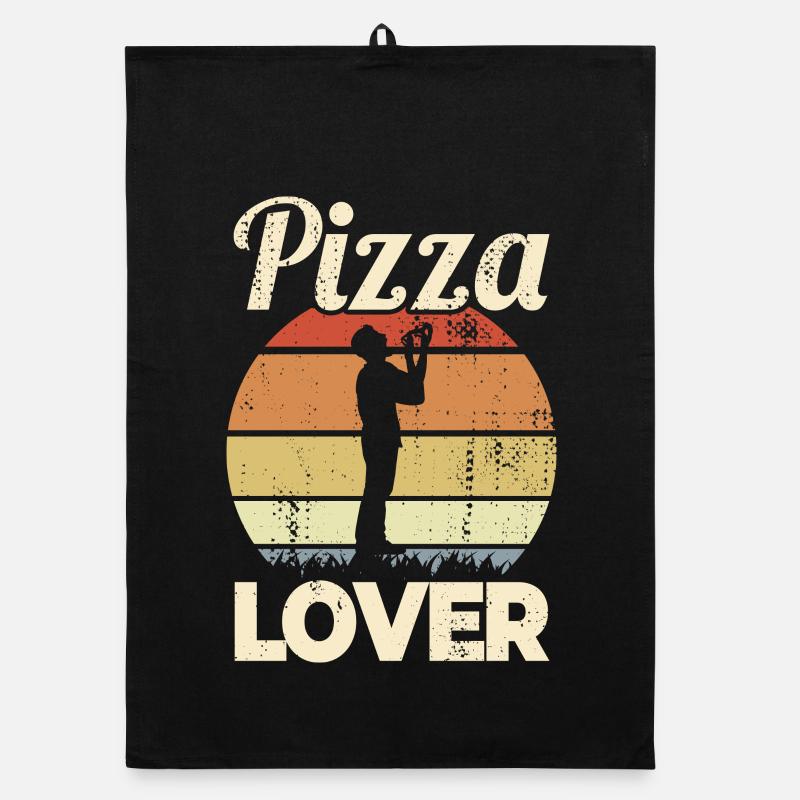 Mangeur de pizza Torchon bio