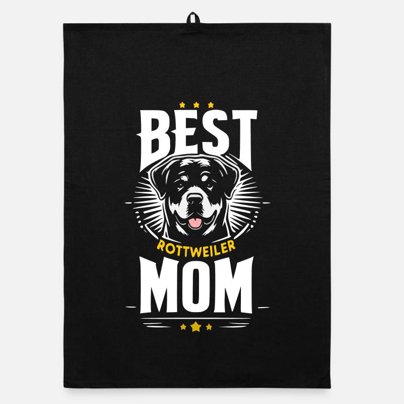 Best Mom, Rottweiler's Best Mom Organic dish towel