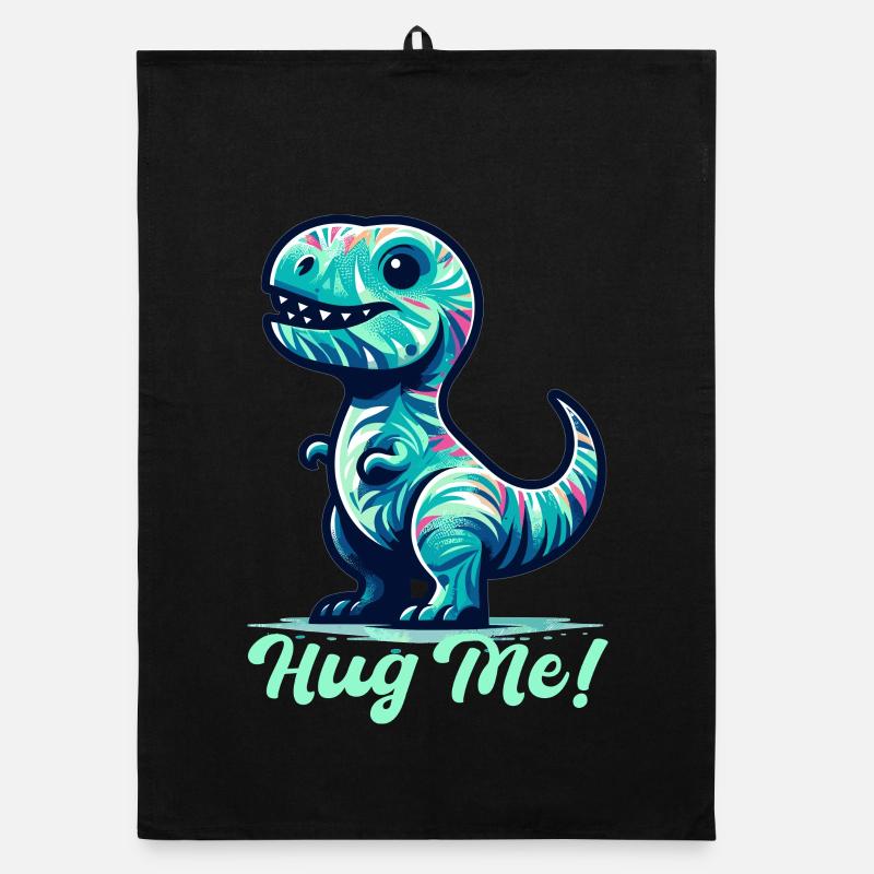 T-Rex Umarme mich Umarmen Geschenk Organic Geschirrtuch