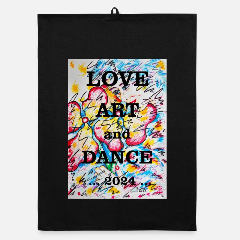 Flower girl Organic dish towel