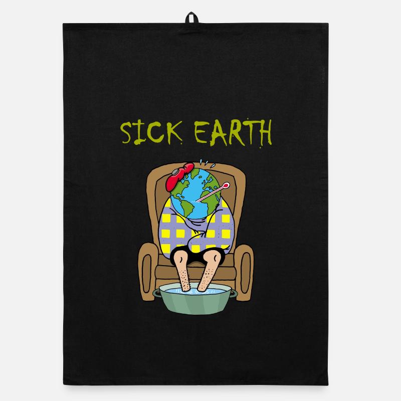 Sick Planet Organic dish towel