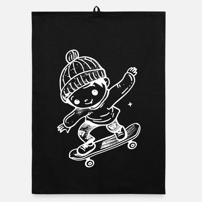 Planche à roulettes Kid Bande dessinée Torchon bio