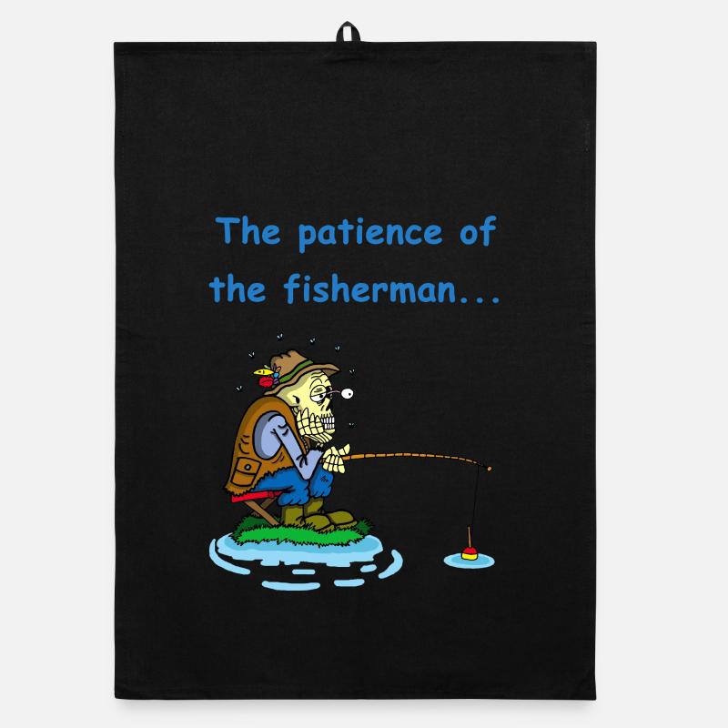 La patience du pêcheur Torchon bio