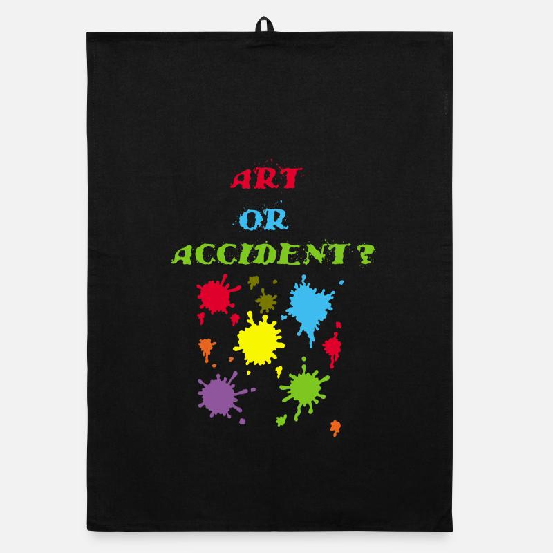 Art or accident? Organic dish towel