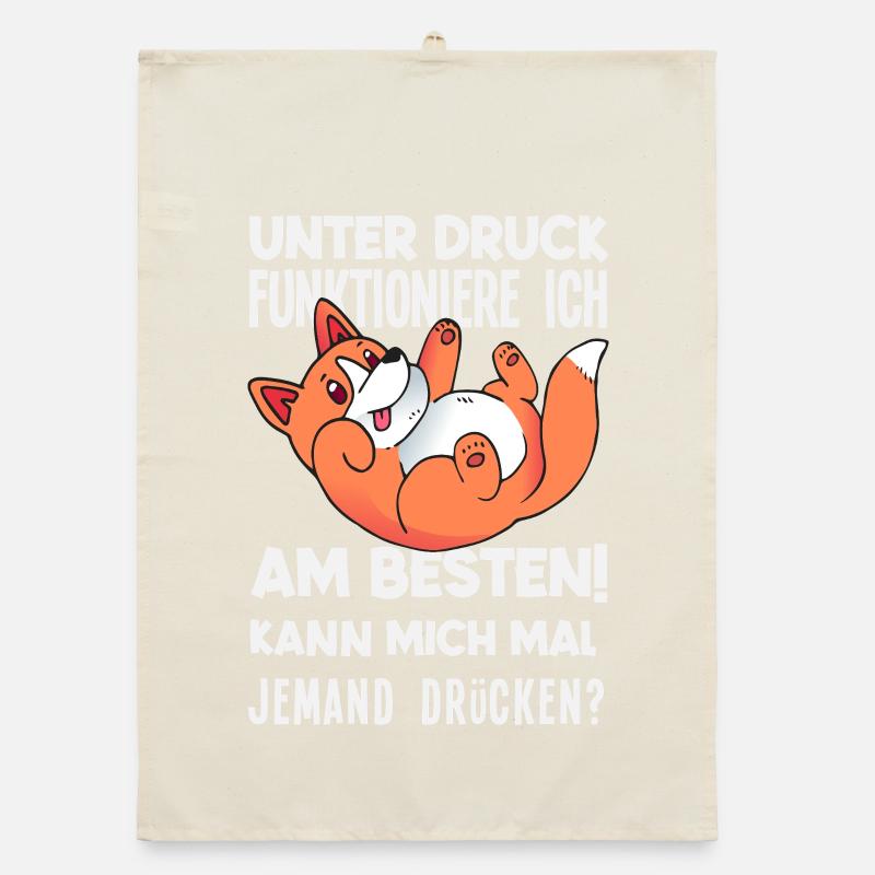 I function best under pressure Organic dish towel