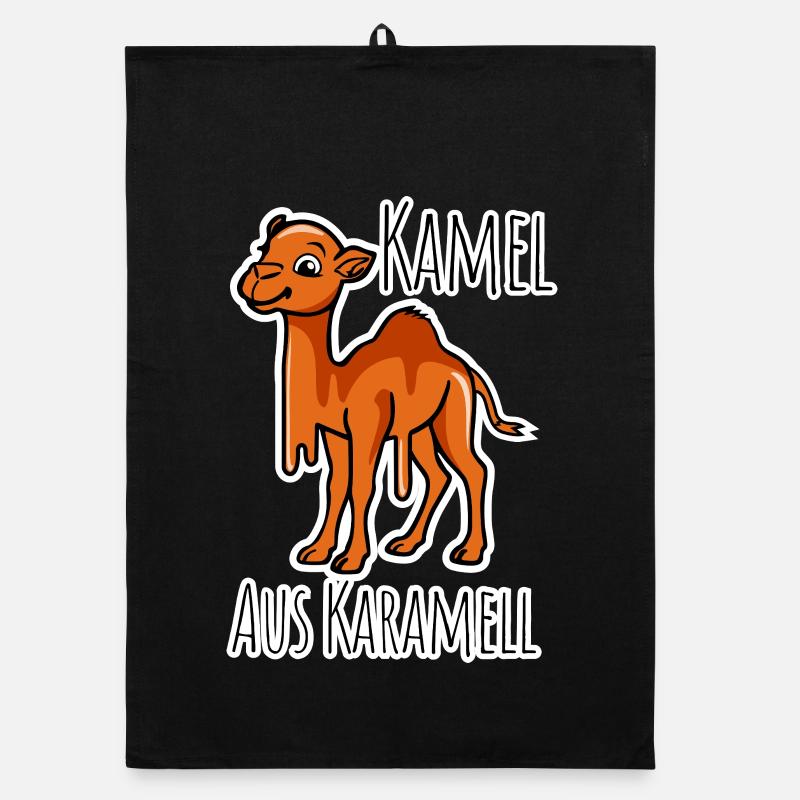 Caramel Camel - the funny cute camel melts! Organic dish towel