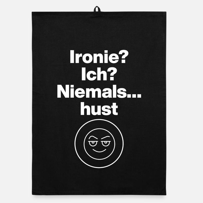 IRONY – SARCASM LEVEL 100! Organic dish towel