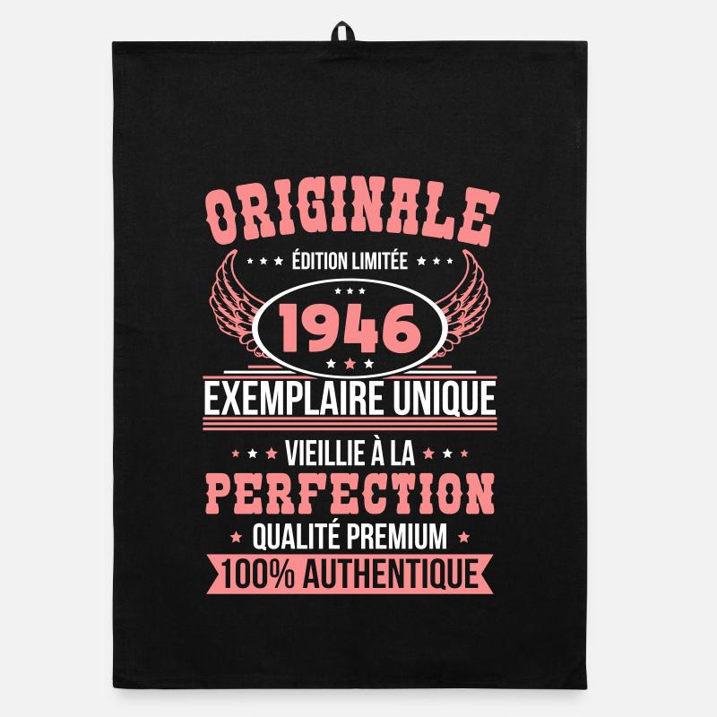 1946 – Exemplaire unique – Qualité premium Torchon bio