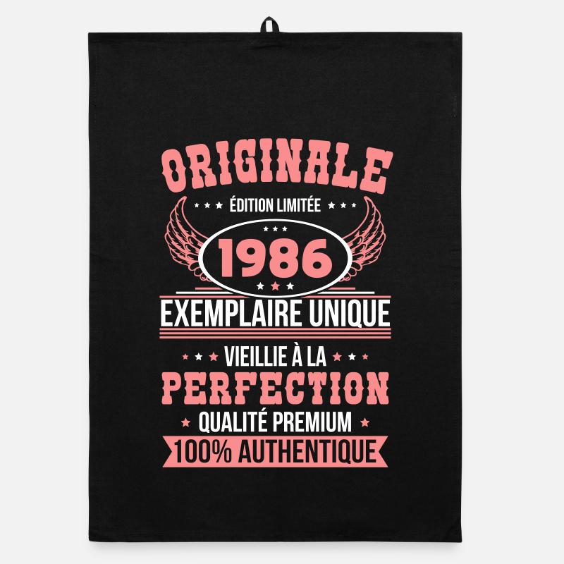 1986 – Exemplaire unique – Qualité premium Torchon bio