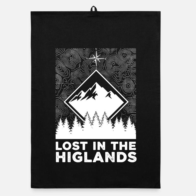 Lost In The Highlands Organic dish towel