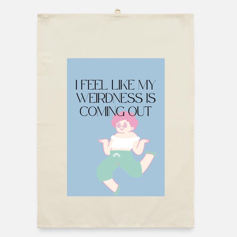 Felling Weird Organic dish towel