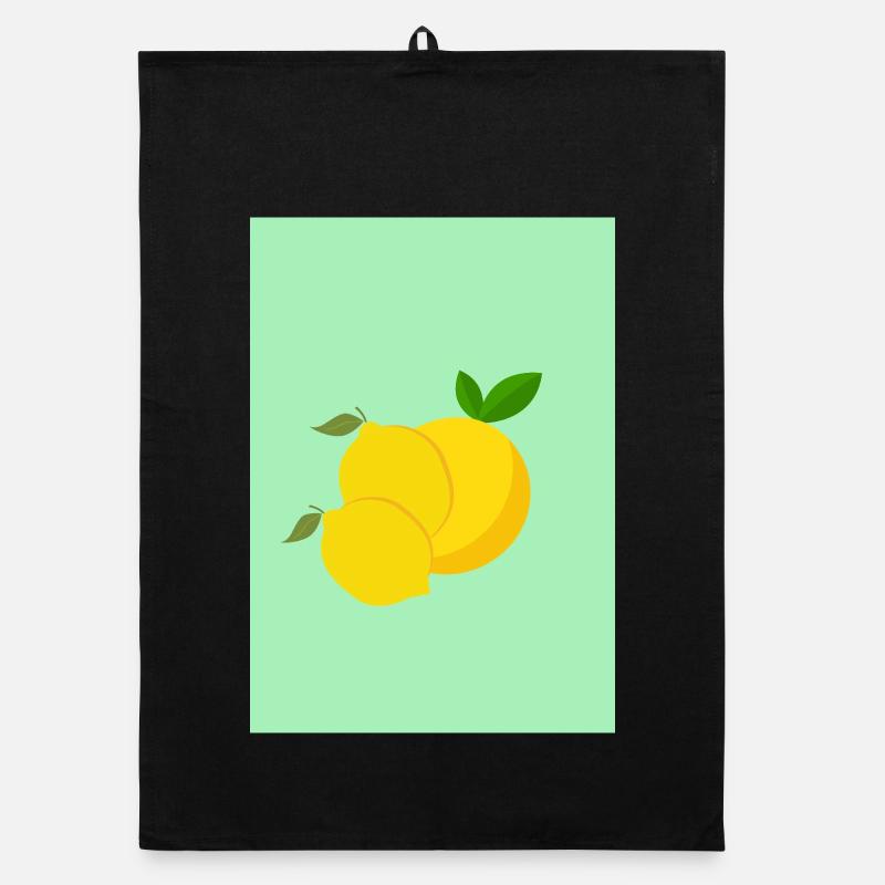 Zitronen Organic Geschirrtuch