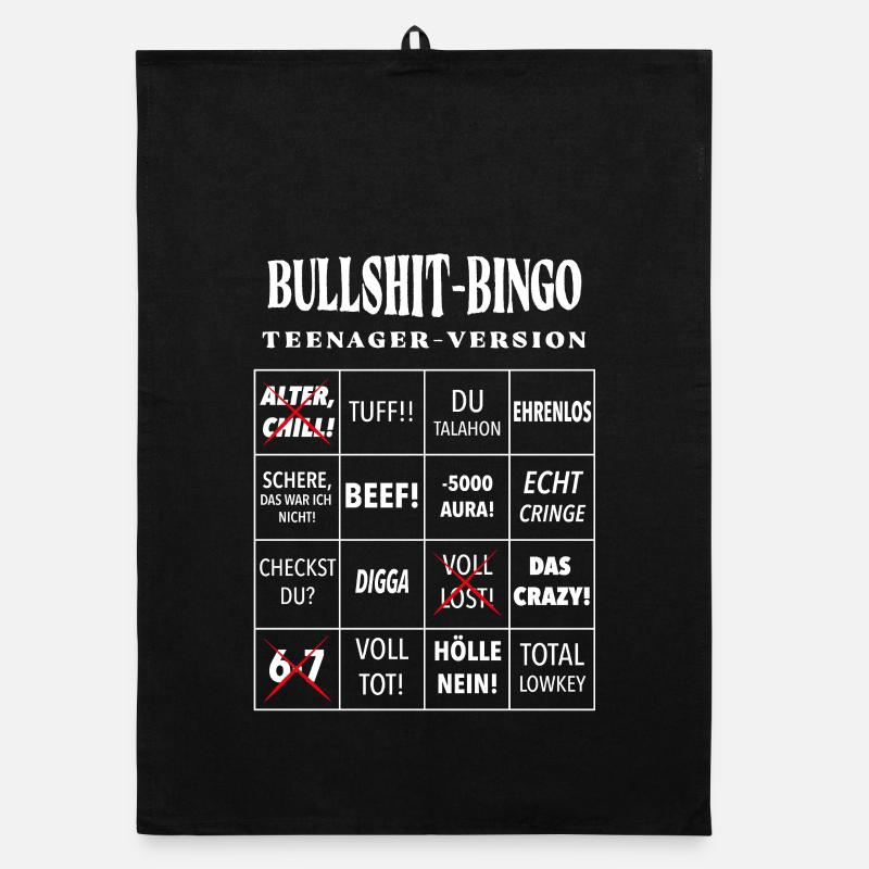 Bingo à la connerie – Version ado Torchon bio