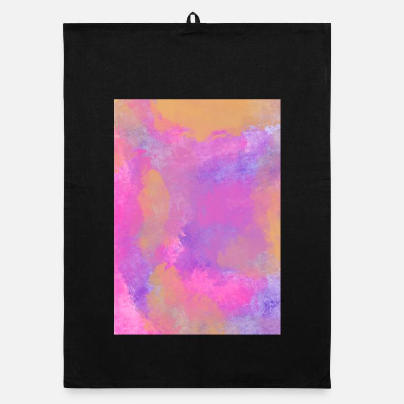 Gradient - lilac can be personalized Organic dish towel