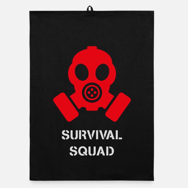 Conception cyberpunk du masque à gaz Biohazard Torchon bio