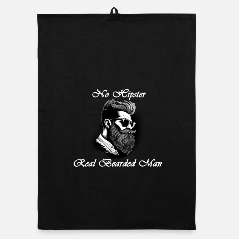 pas de blanc hipster Torchon bio