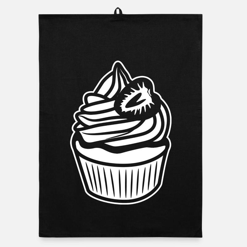 Cake Sketch Organic dish towel
