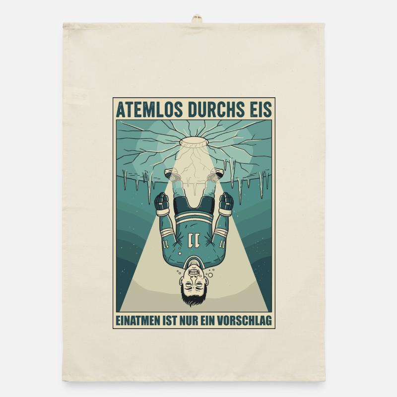Atemlos durchs Eis Organic dish towel
