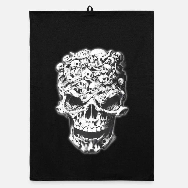 Skull of Skulls Organic dish towel