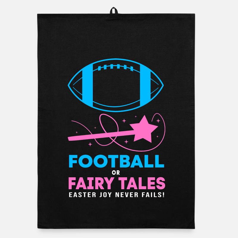 Gender Reveal Ostern Werdende Mutter Organic Geschirrtuch