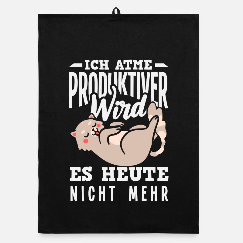 I'm breathing – it doesn't get any more productive today Organic dish towel