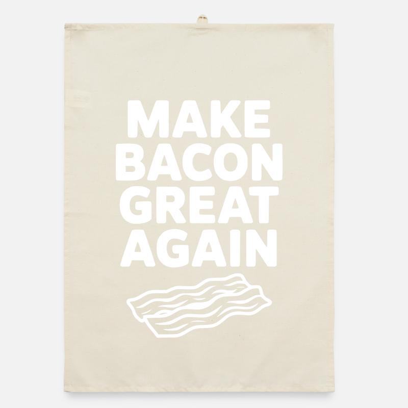 Make Bacon Great Again Organic dish towel