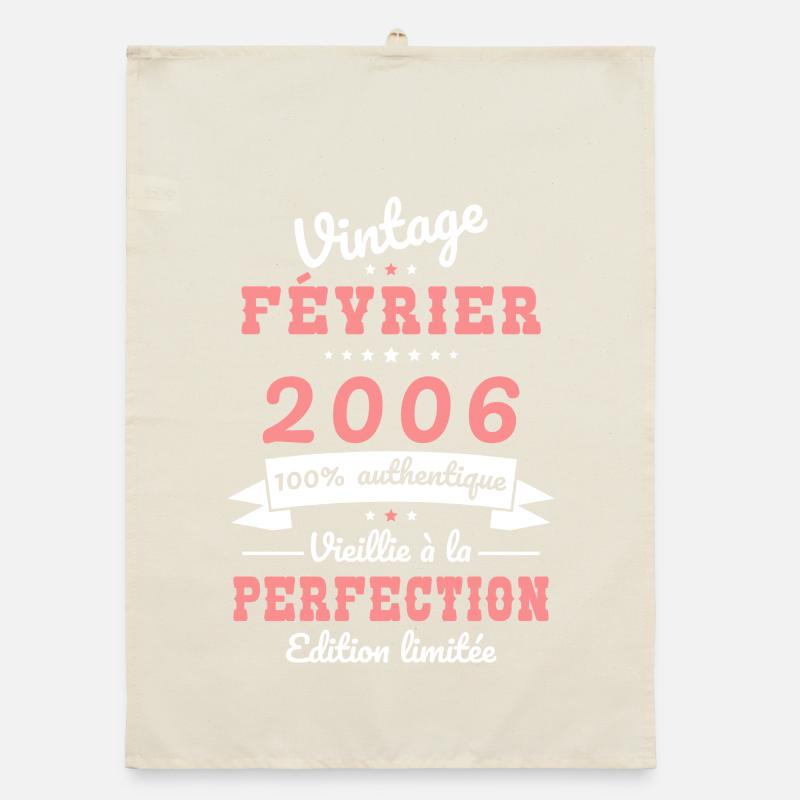 Anniversaire 20 ans - Vintage - Février 2006 Torchon bio